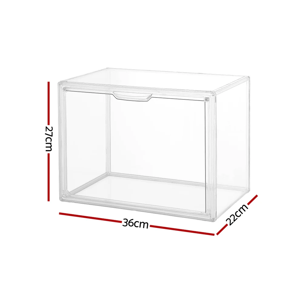 Artiss Clear Acrylic Display Case Dustproof Protection Box For Toys 27CM - Image 2
