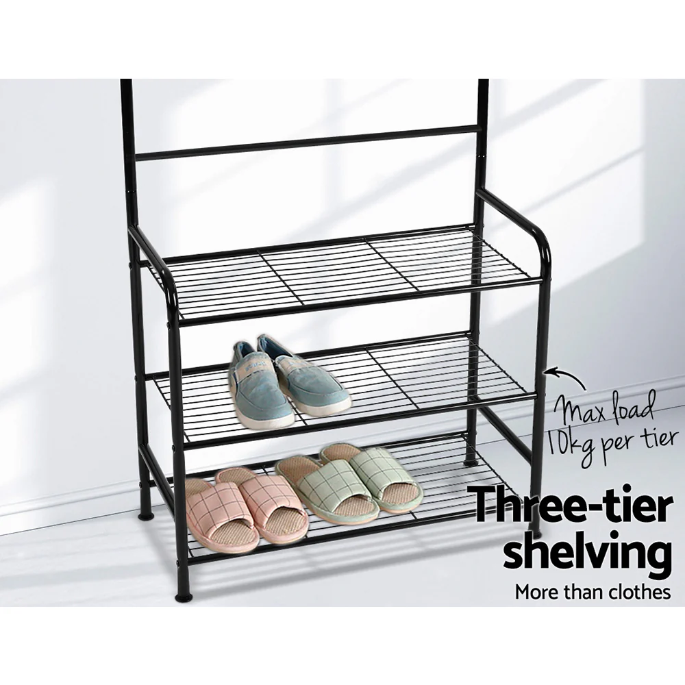 Artiss Clothes Rack Airer Coat Stand 179cm Hanger Rail Closet - Image 7