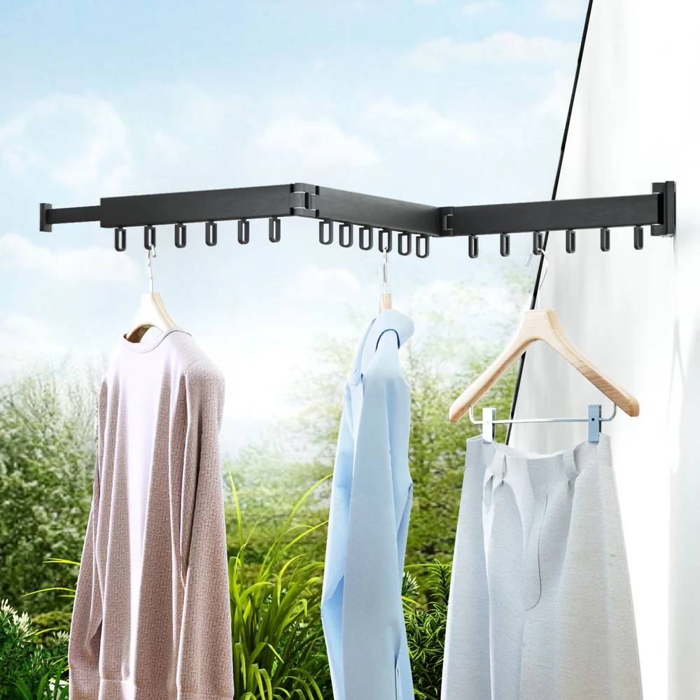 Artiss Clothes Rack Airer Drying Folding Hanger - Image 2