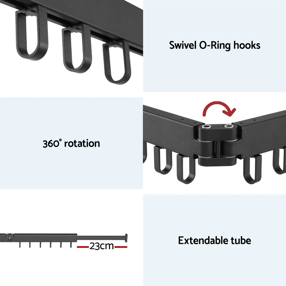 Artiss Clothes Rack Airer Drying Folding Hanger - Image 7