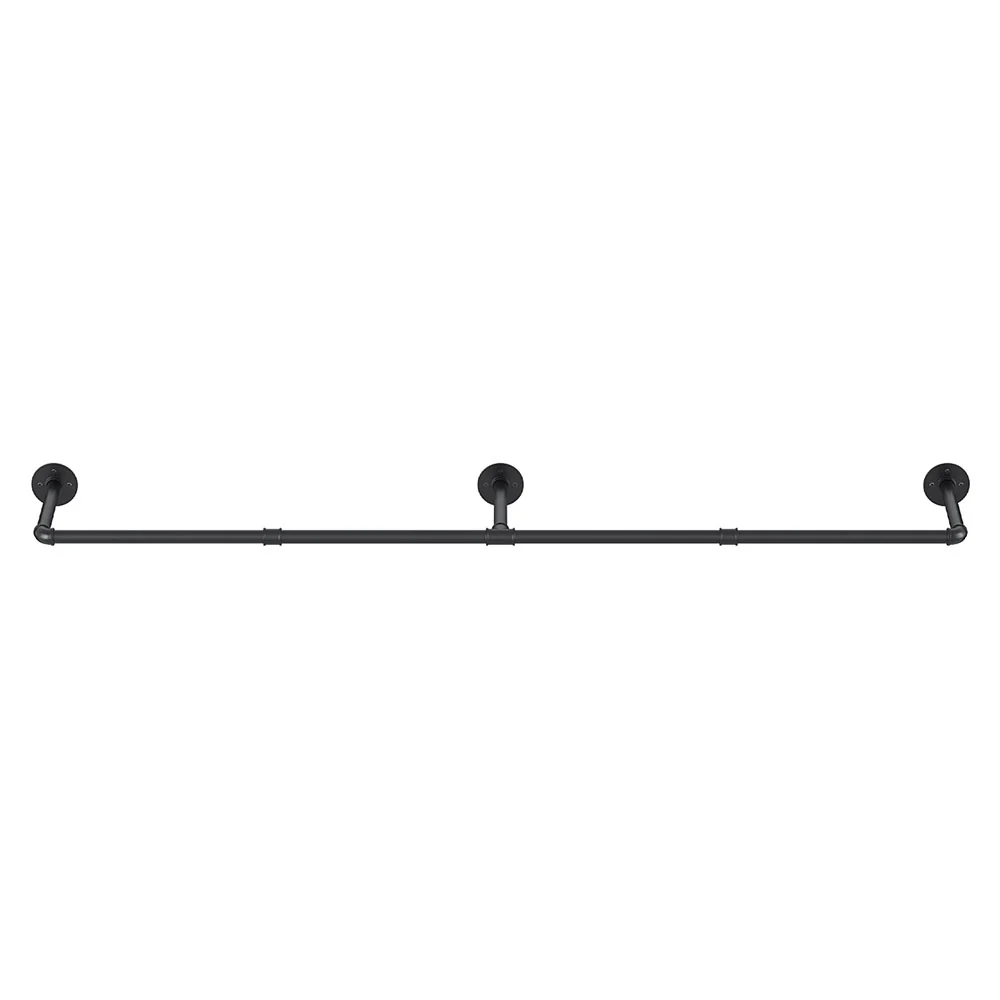 Artiss Clothes Rack Airer Floating Shelf Metal - Image 4