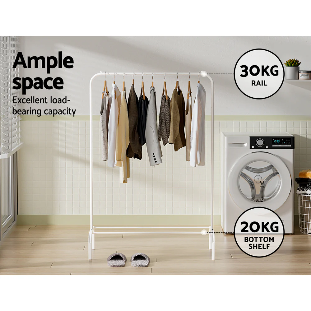 Artiss Clothes Rack Coat Hat Hook Hanger Garment Rail Display Stand Storage - Image 5