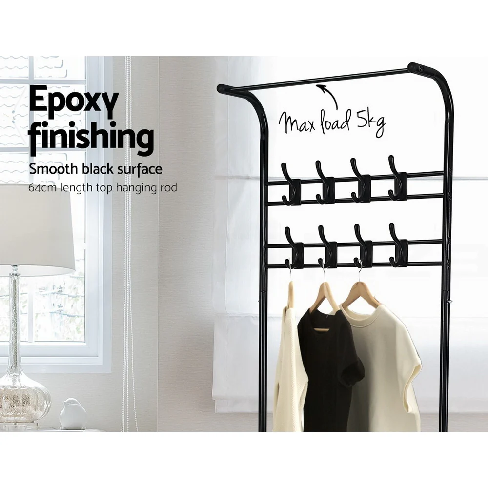 Artiss Clothes Rack Coat Stand 179cm Hanger Rail Closet - Image 12