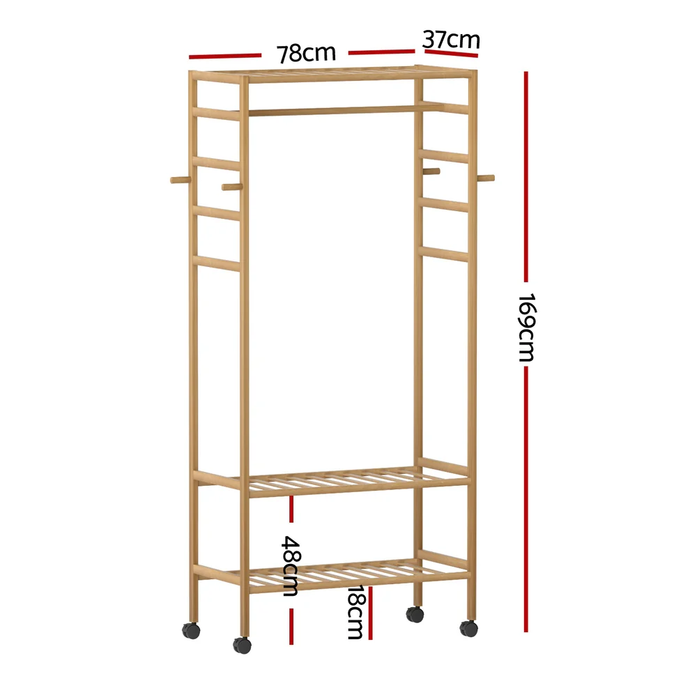 Artiss Clothes Rack Wardrobe Coat Stand 169cm - Image 2