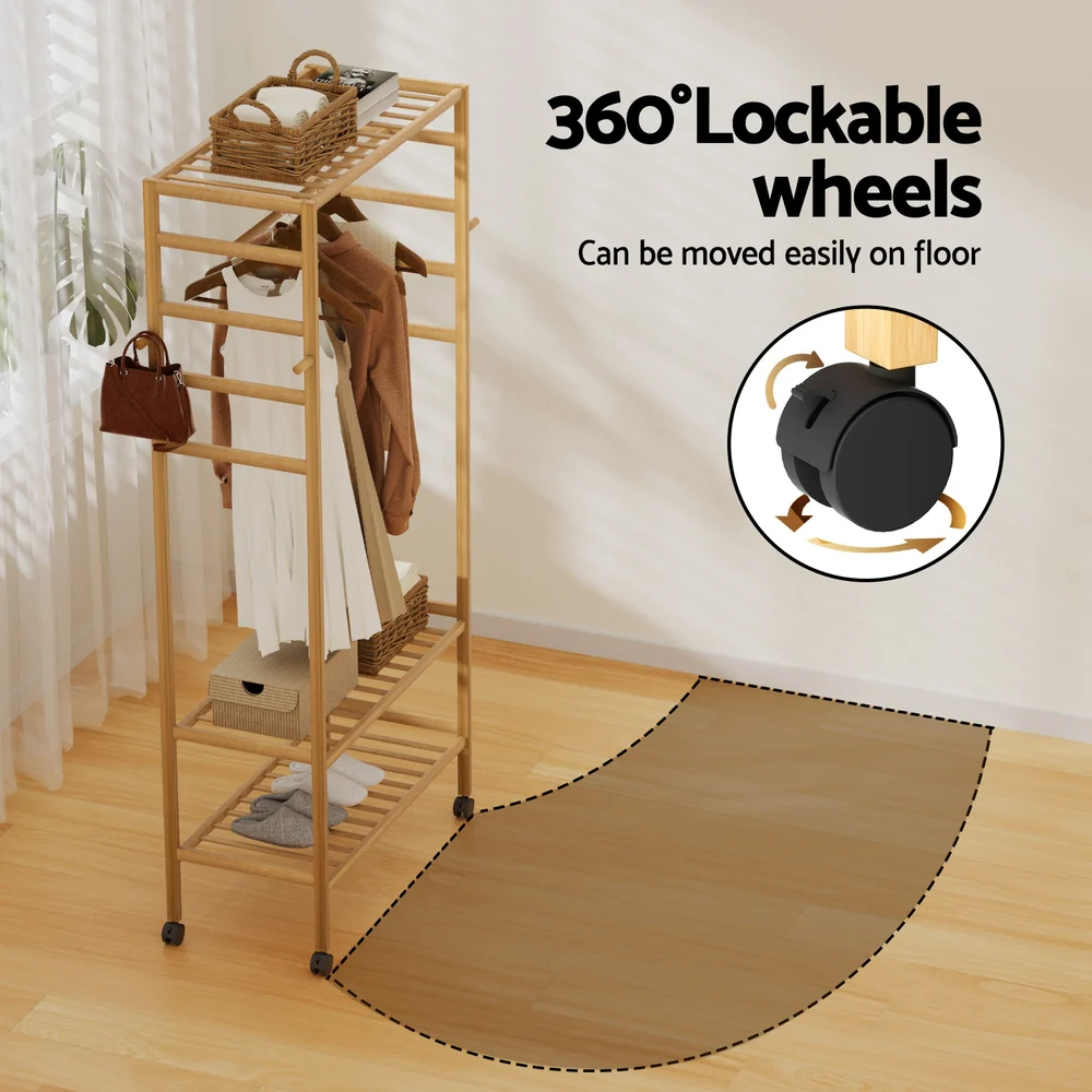 Artiss Clothes Rack Wardrobe Coat Stand 169cm - Image 5