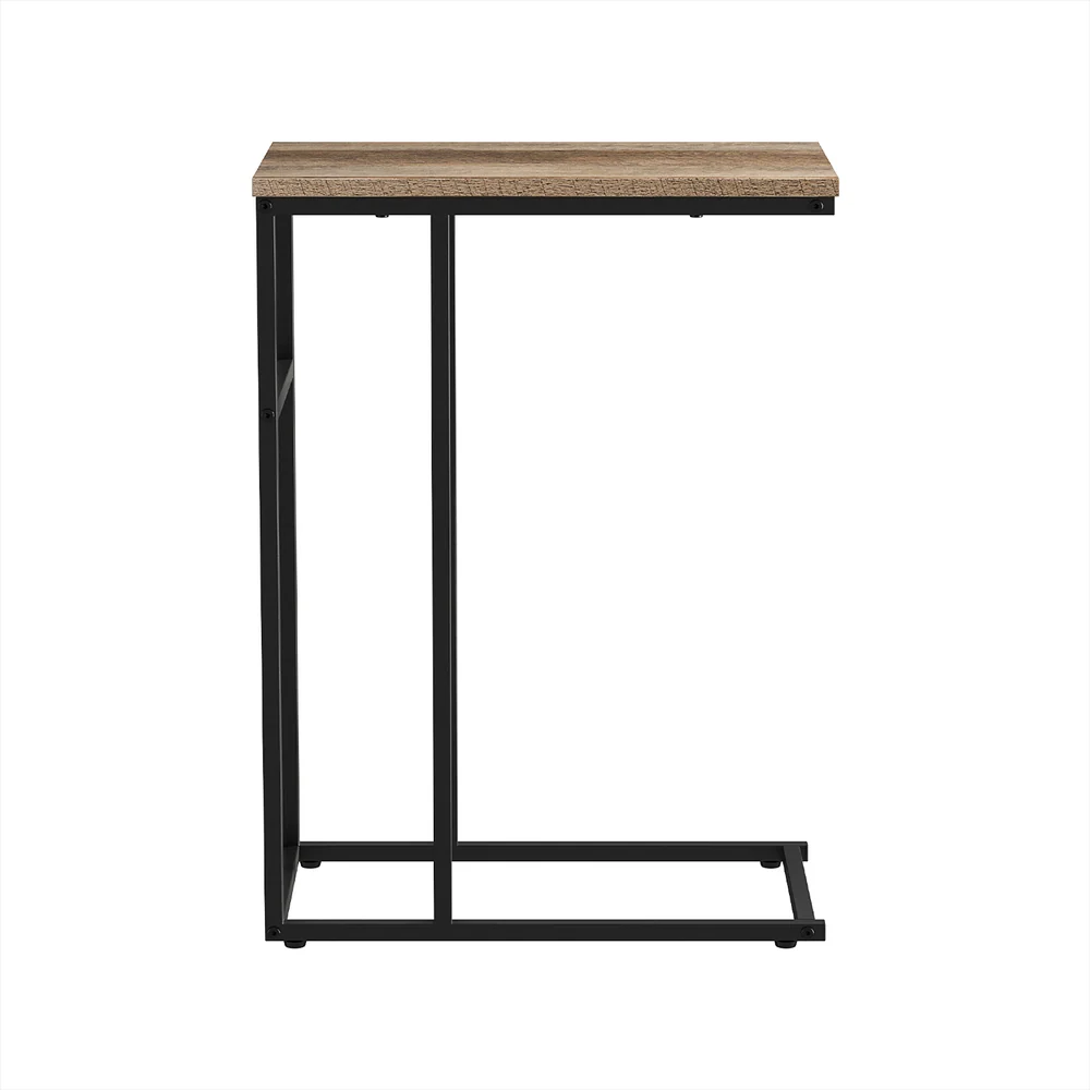 Artiss Coffee Table Side Table Walnut Anika - Image 3