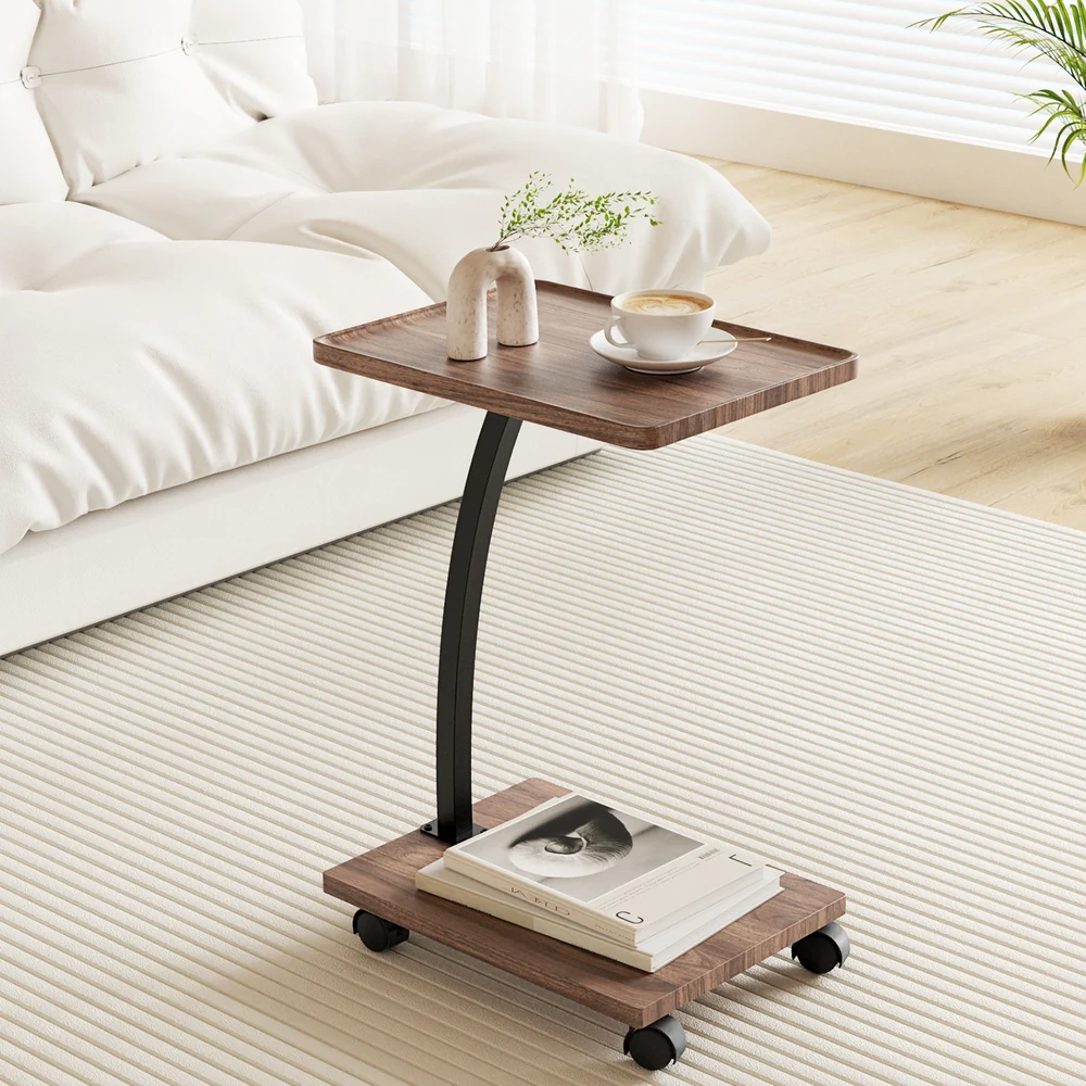 Artiss Coffee Table C Shaped - Image 7