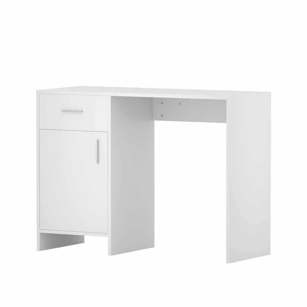 Artiss Computer Desk Drawer Cabinet White 100CM - Image 2
