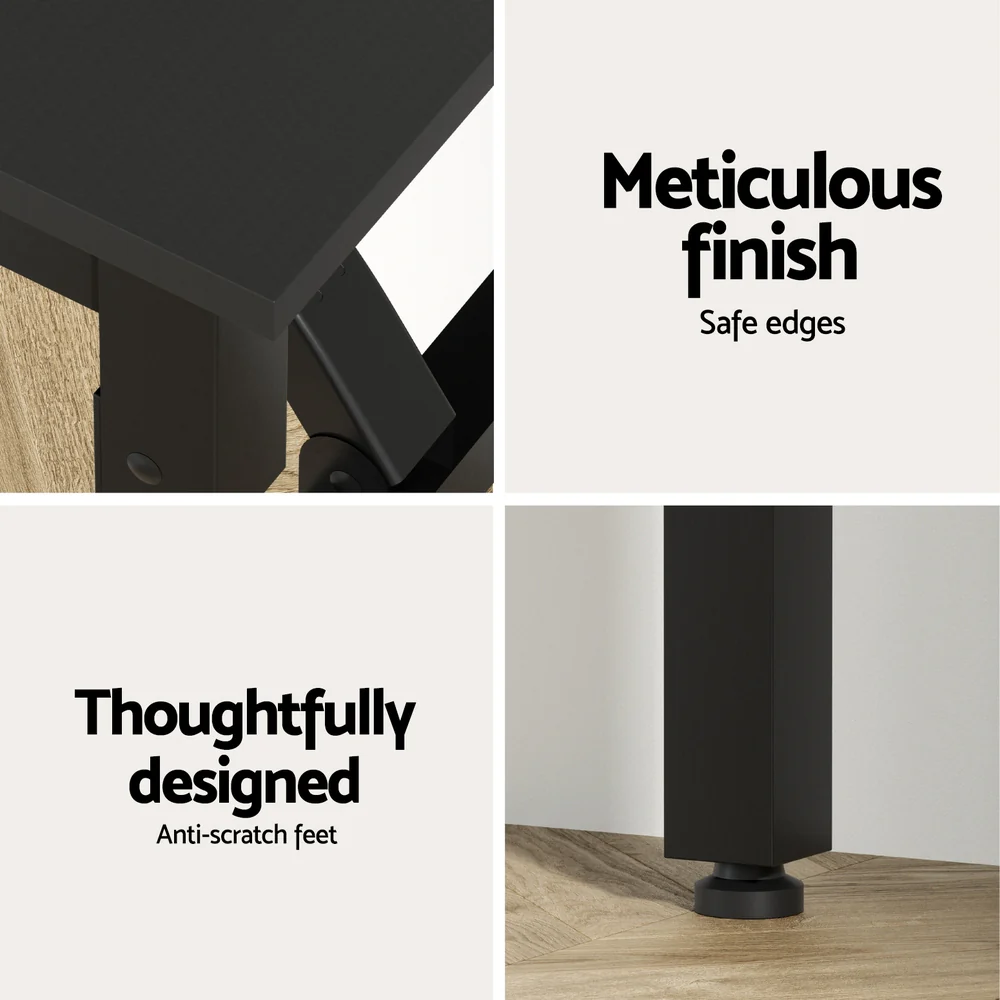 Artiss Computer Desk Foldable Balck 80CM - Image 7