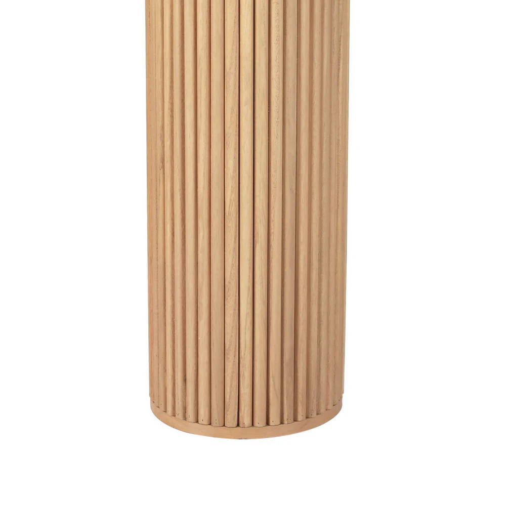 Artiss Console Table Oval 115CM Pine Blake - Image 5