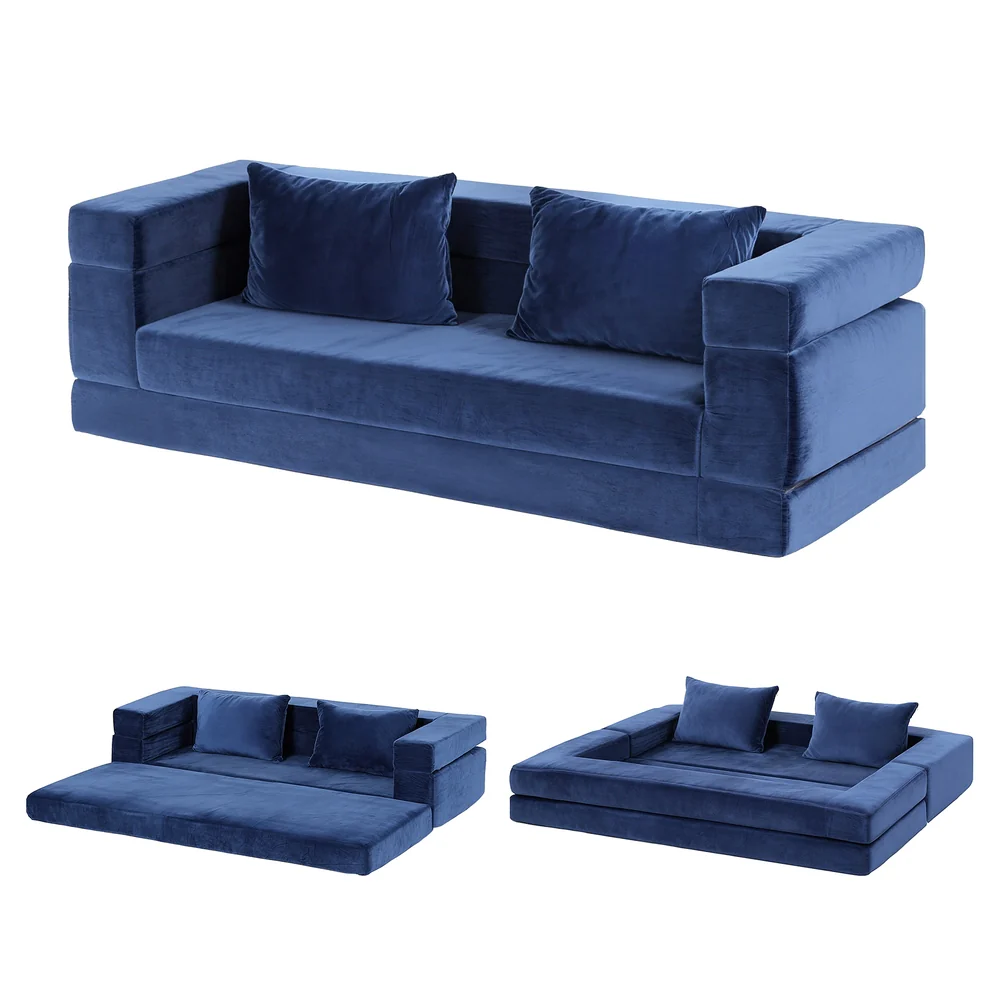Artiss Convertible Folding Sofa Bed Pull Out Mattress Foldable Lounge Couch Chair
