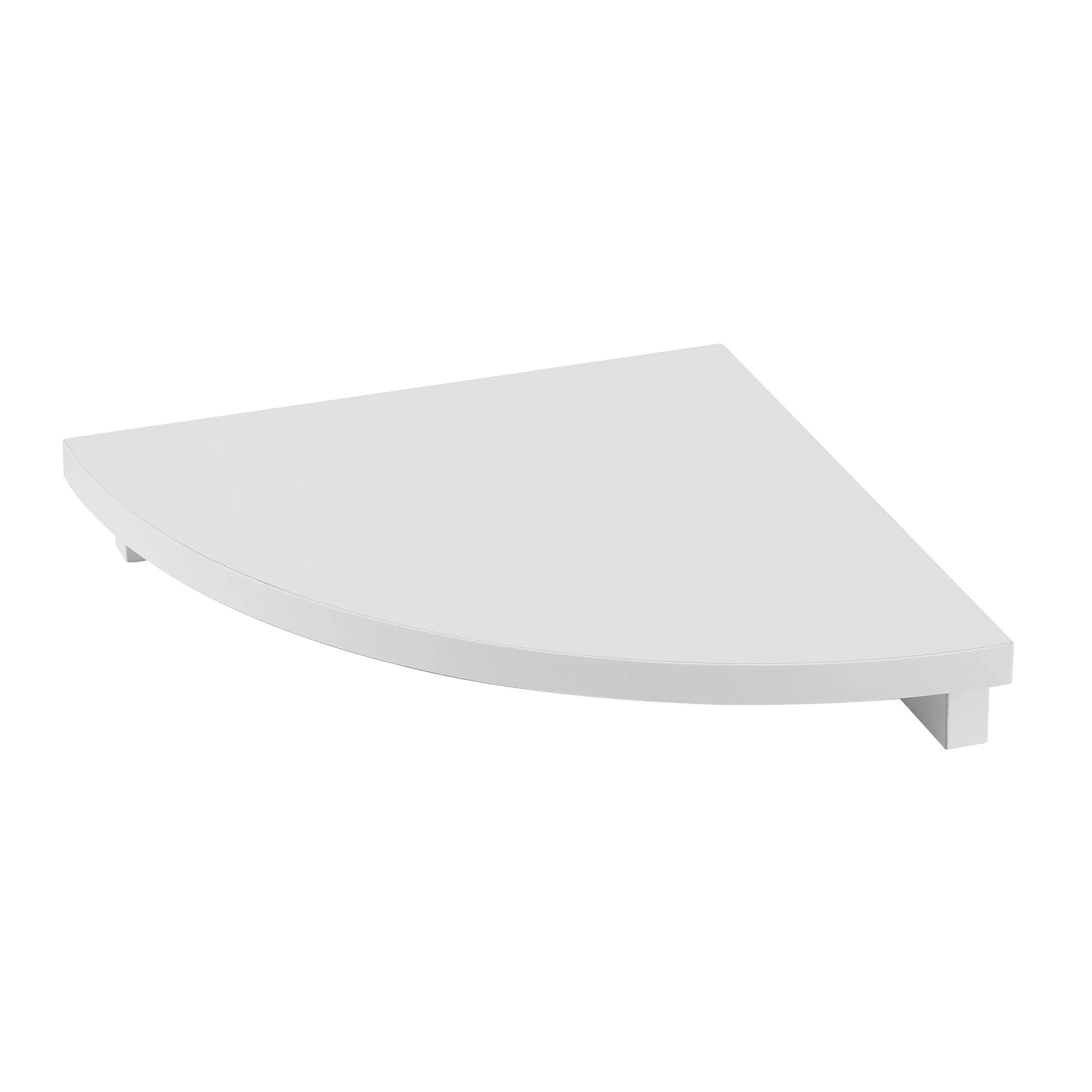 Artiss Corner Floating Wall Shelf Wall Mounted Display Rack Round Edge White 1pc - Image 4