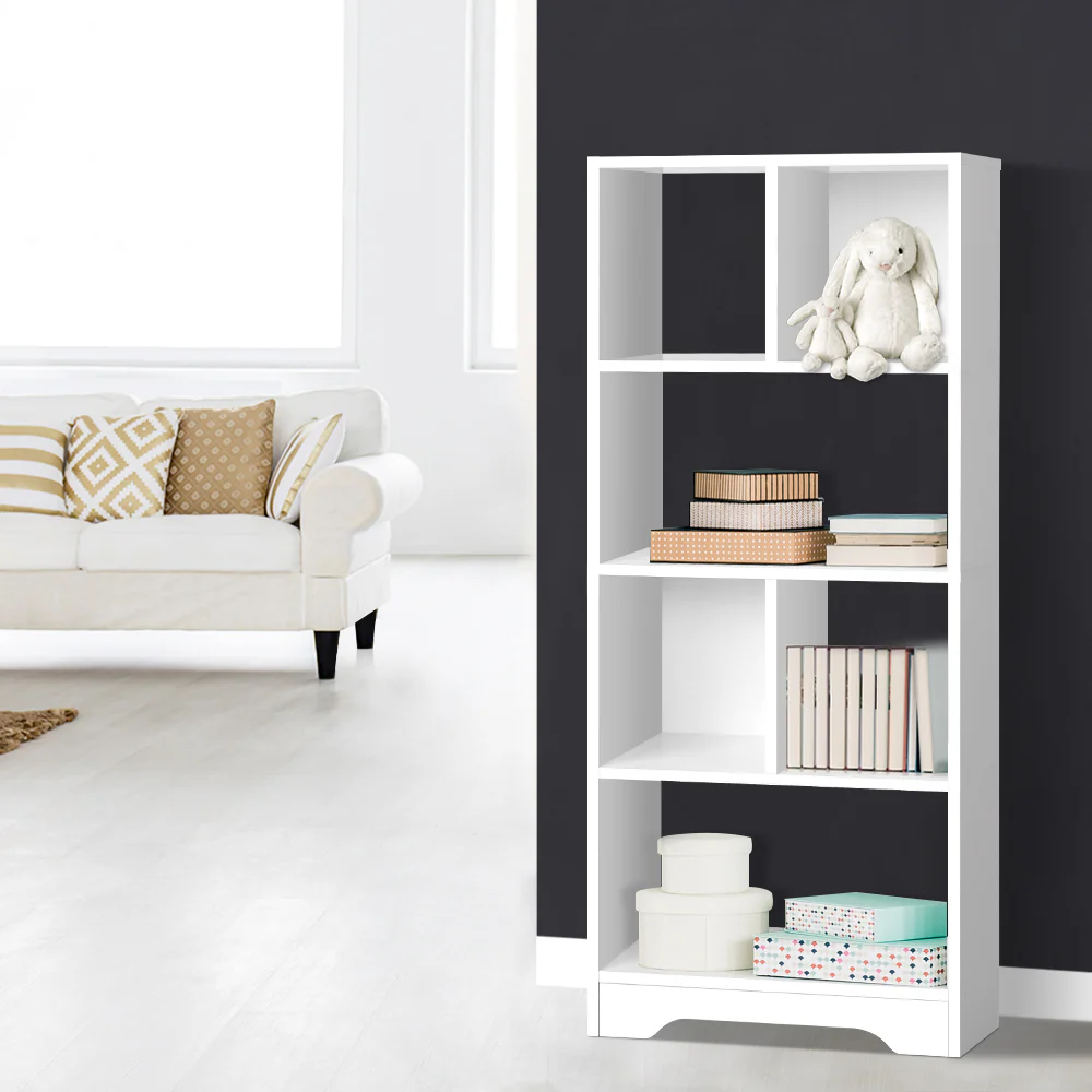 Artiss Bookshelf 6 Tiers - ANA White - Image 3