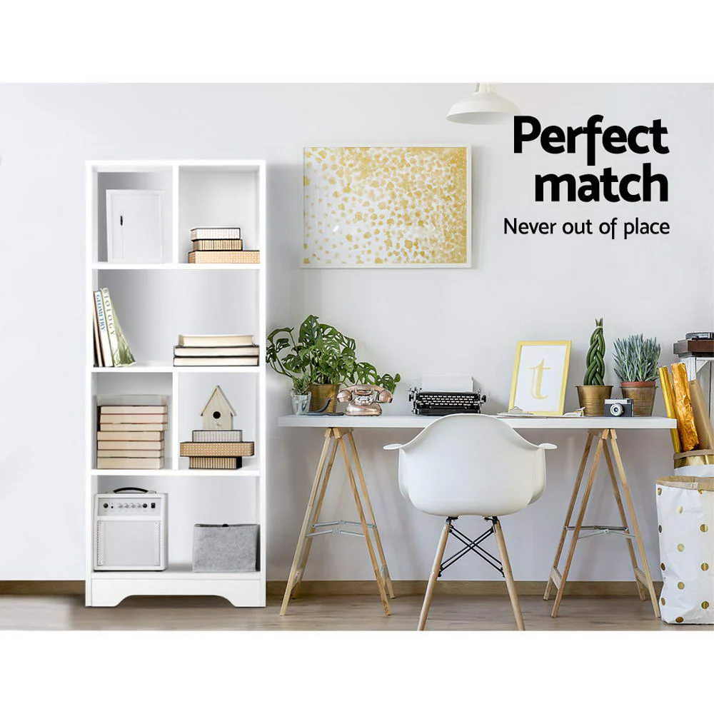 Artiss Bookshelf 6 Tiers - ANA White - Image 4