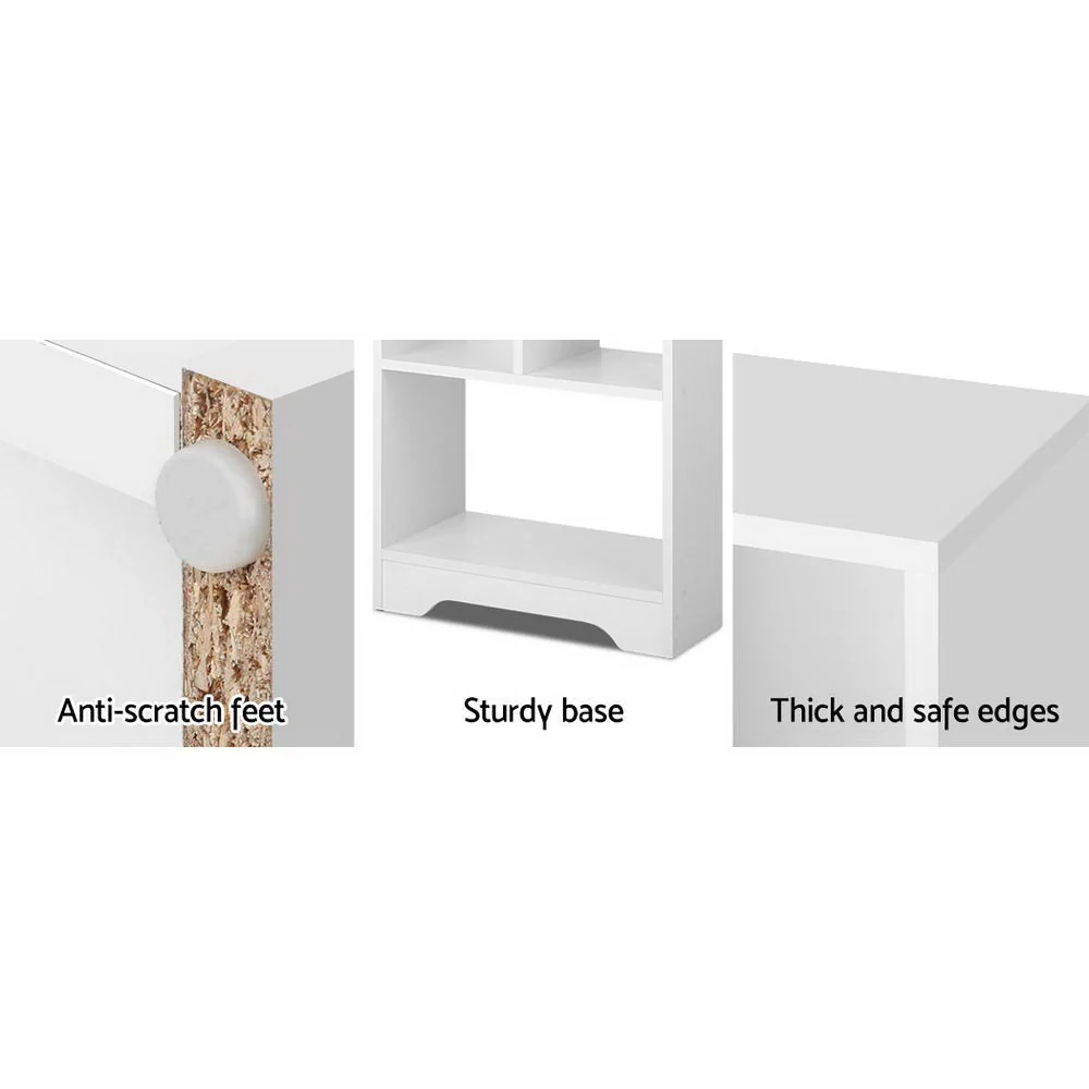 Artiss Bookshelf 6 Tiers - ANA White - Image 5