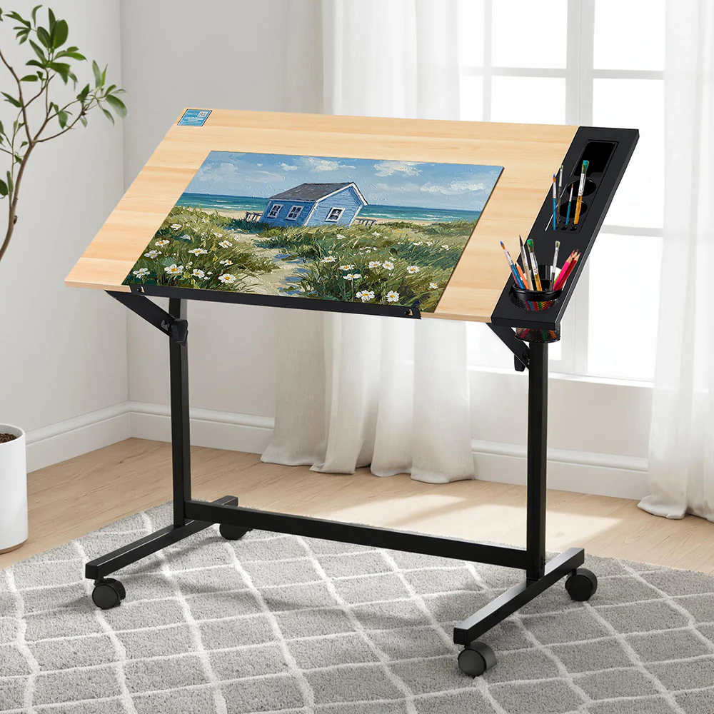 Artiss Drafting Table Drawing Desk Art Desk Multi-Functional Craft Drawing Table - Image 7