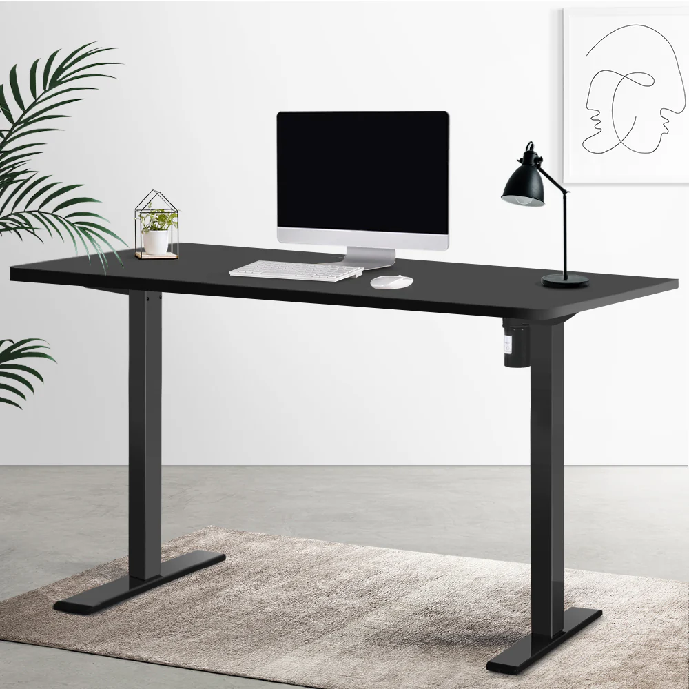 Artiss Standing Desk Motorised Black 120CM - Image 7