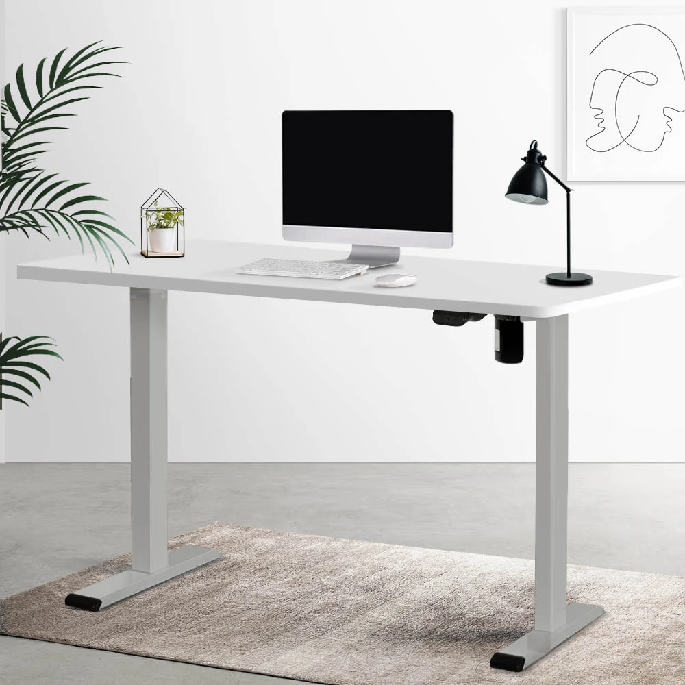Artiss Standing Desk Motorised 120CM White - Image 8