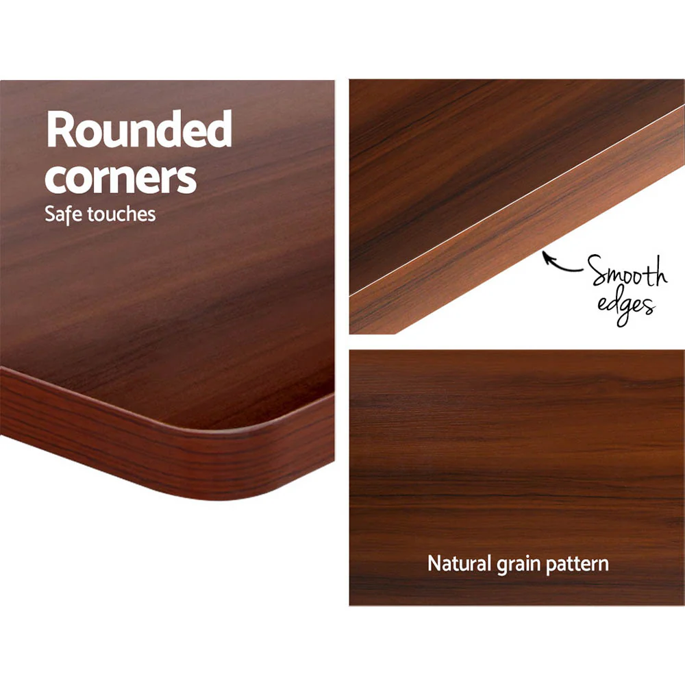 Artiss Standing Desk Motorised Walnut 140CM - Image 6