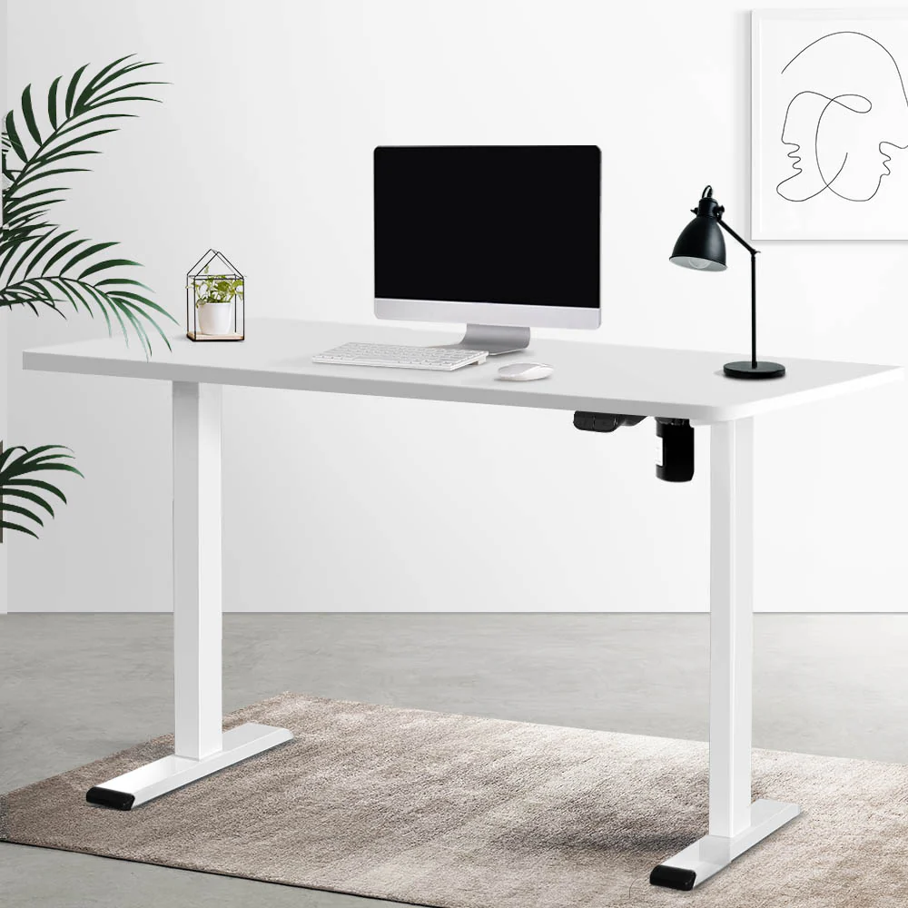 Artiss Standing Desk Motorised Sit Stand Desks White 140CM - Image 8