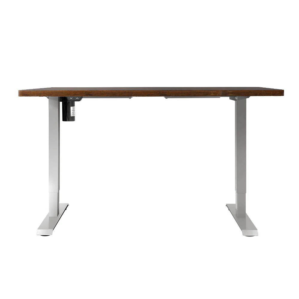 Artiss Standing Desk Motorised Sit Stand Desks Rustic Brown 140CM - Image 4
