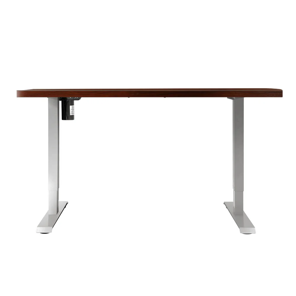 Artiss Standing Desk Motorised Sit Stand Desks Walnut 140CM - Image 4