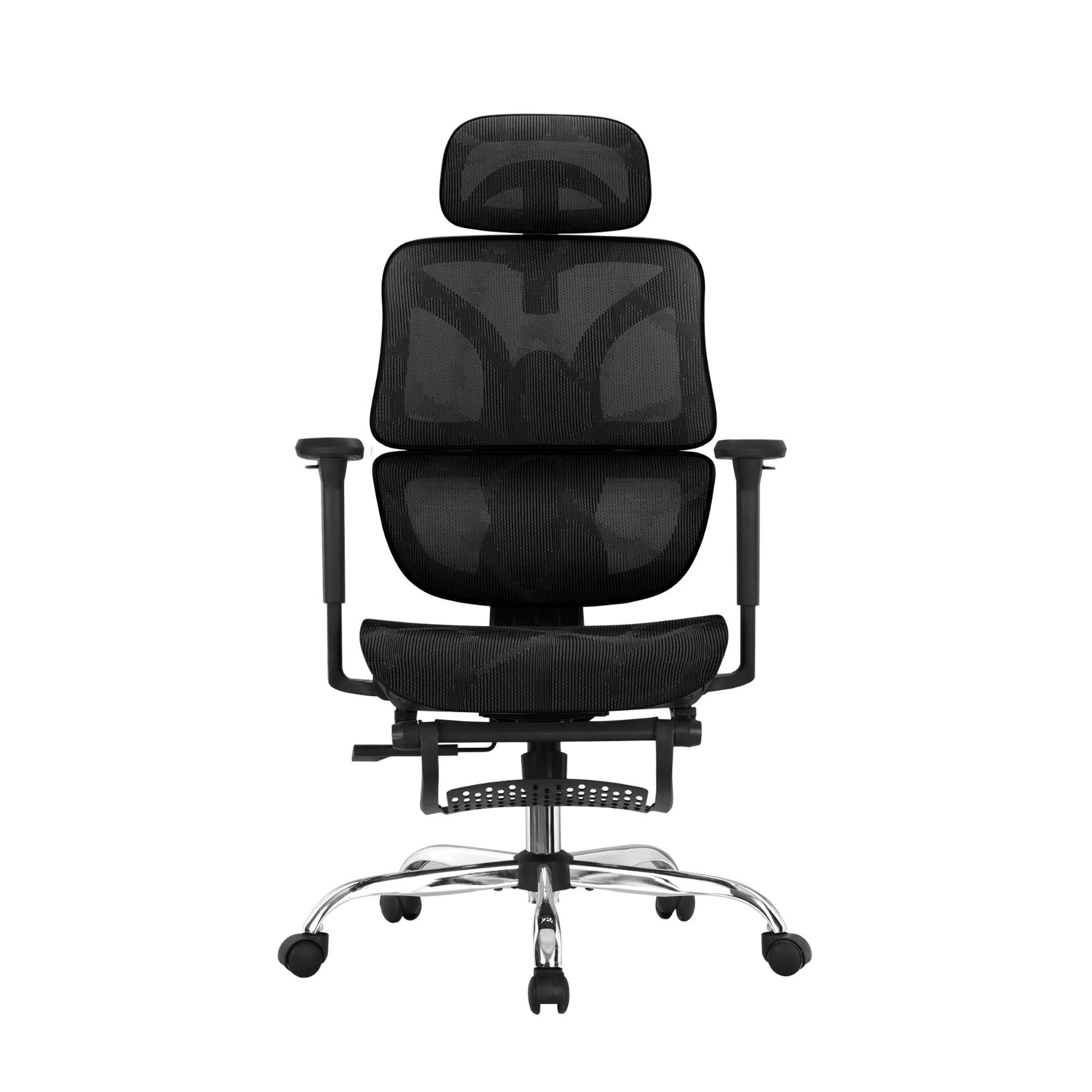 Artiss Ergonomic Office Chair Footrest Black - Image 4