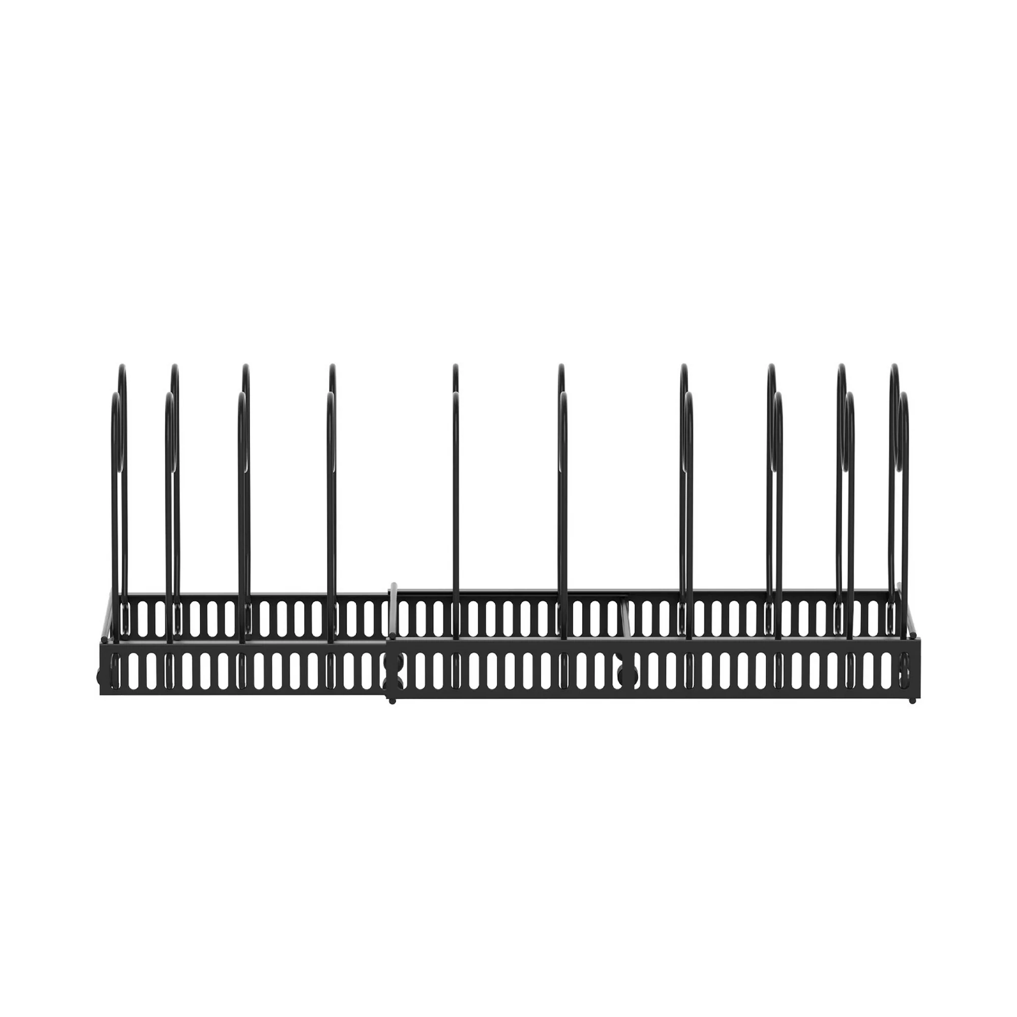 Artiss Expandable  Pots and Pans Organizer Rack Cookware Holder Kitchen Cabinet Rack - Image 4
