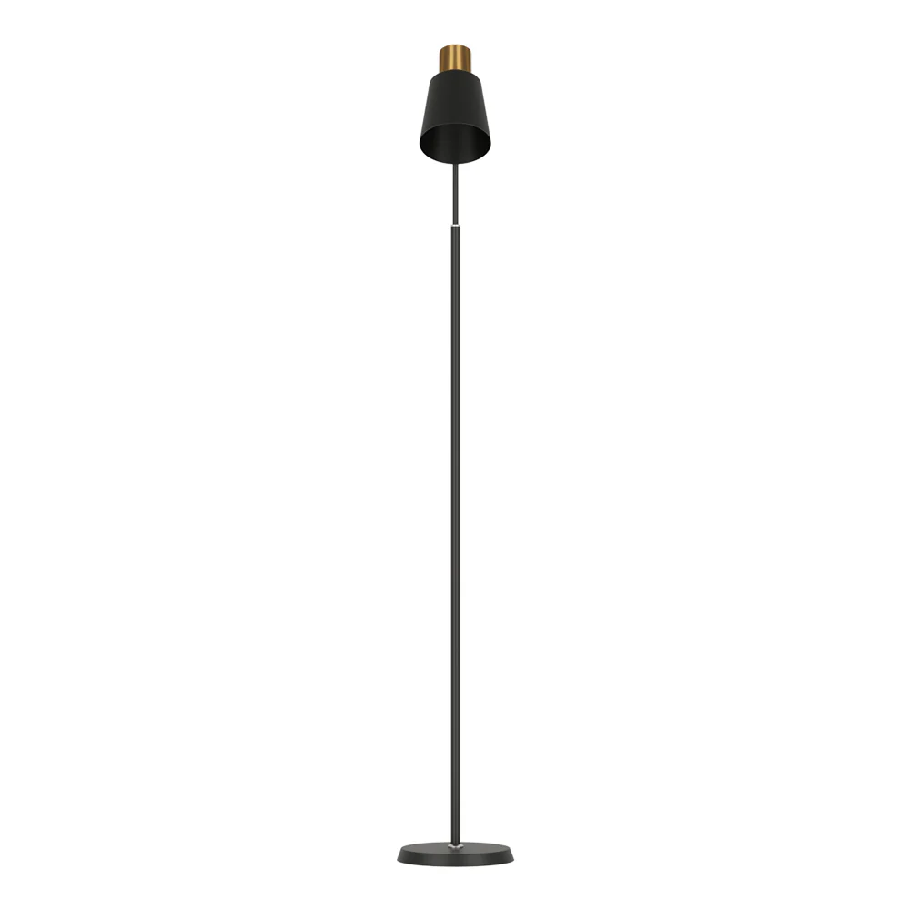 Artiss Floor Lamp LED Light Stand Modern Home Living Room Office Reading Black - Image 3