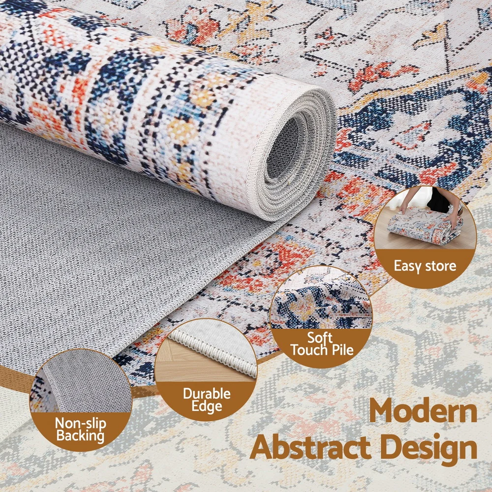 Artiss Floor Rug 160X230cm Large Washable Carpet - Image 4