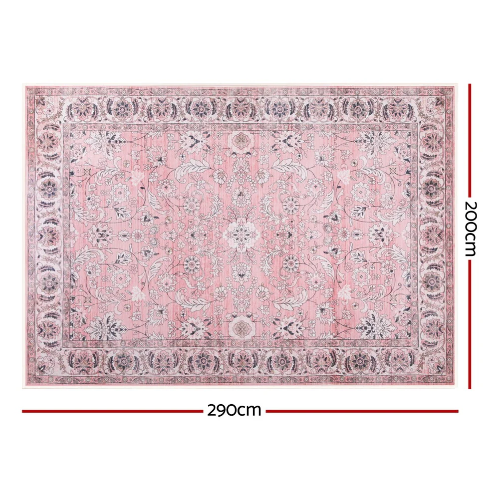 Artiss Floor Rug 200X290cm Large Washable Area Rug Vintage Living Room Carpet - Image 2