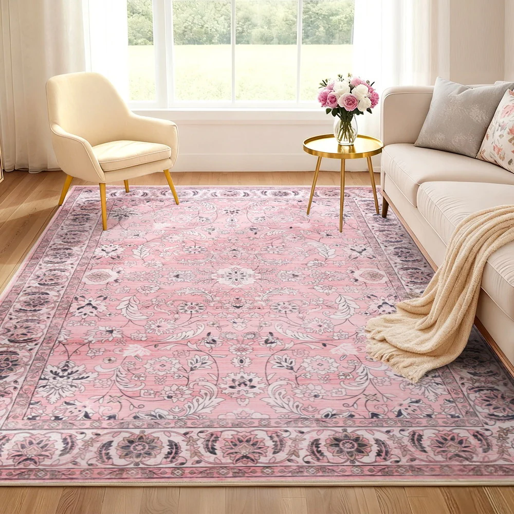 Artiss Floor Rug 200X290cm Large Washable Area Rug Vintage Living Room Carpet - Image 7