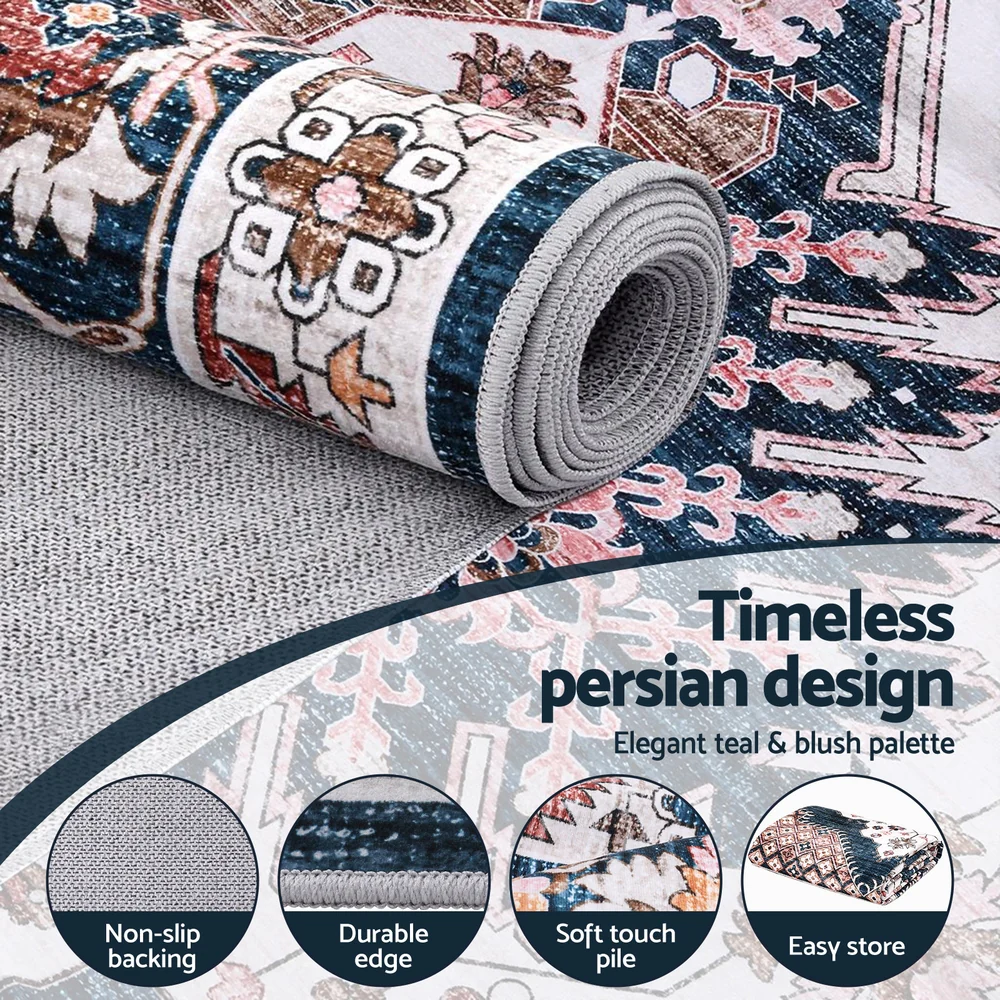 Artiss Floor Rug 240x340cm Large Washable Persian Area Rug Living Room Carpet - Image 4
