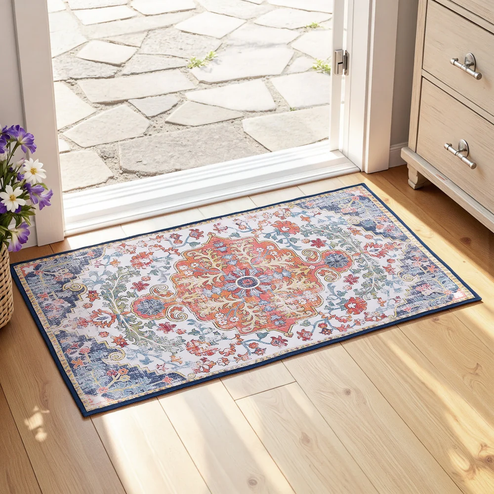Artiss Floor Rug 50X80 Doormat Carpet Short Pile Non-Slip Entryway Mat Bohemian - Image 7