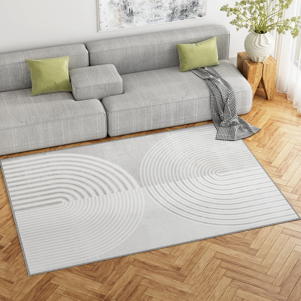 Artiss Floor Rugs 160x230cm Washable Area Mat Large Carpet Faux Rabbit Fur Cyril - Image 5