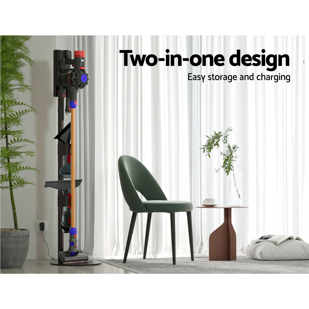Artiss Freestanding Dyson Vacuum Cleaner Stand for V6 7 8 10 11 Grey - Image 5