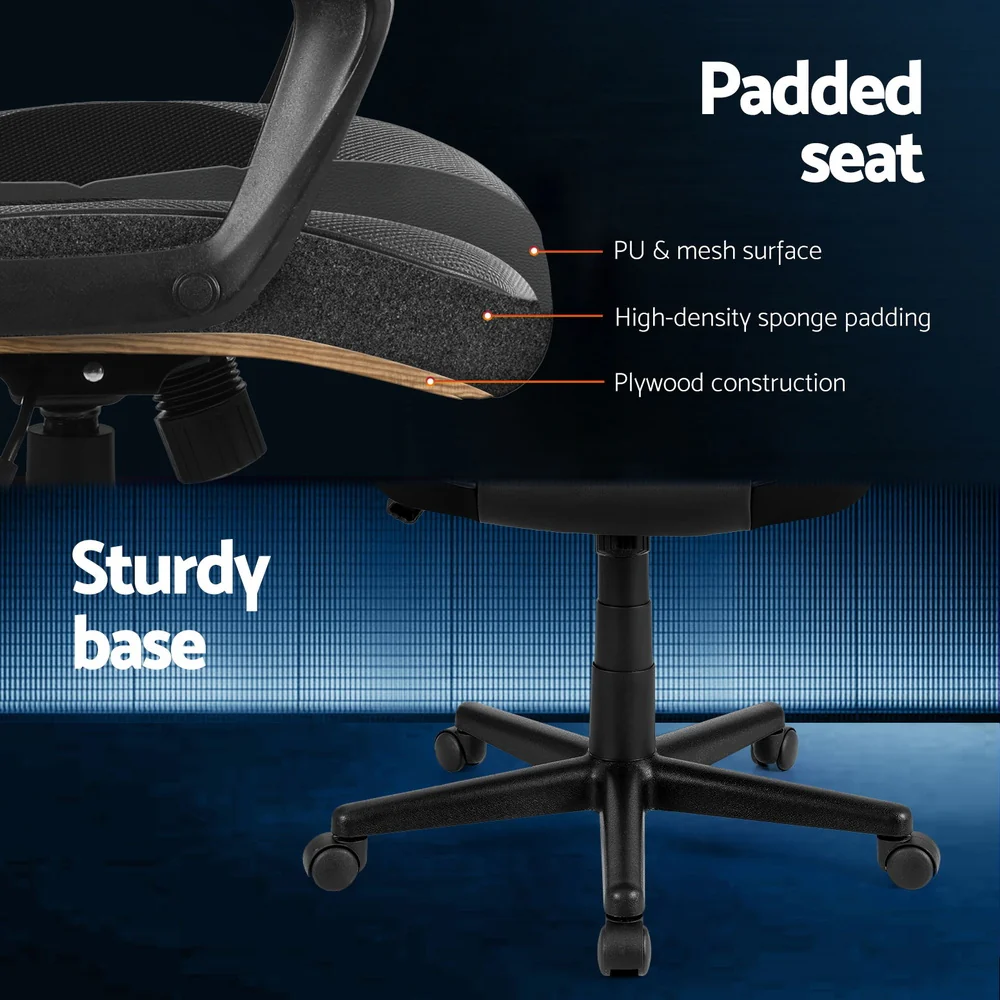 Artiss Gaming Office Chair Computer Chairs Grey - Image 7