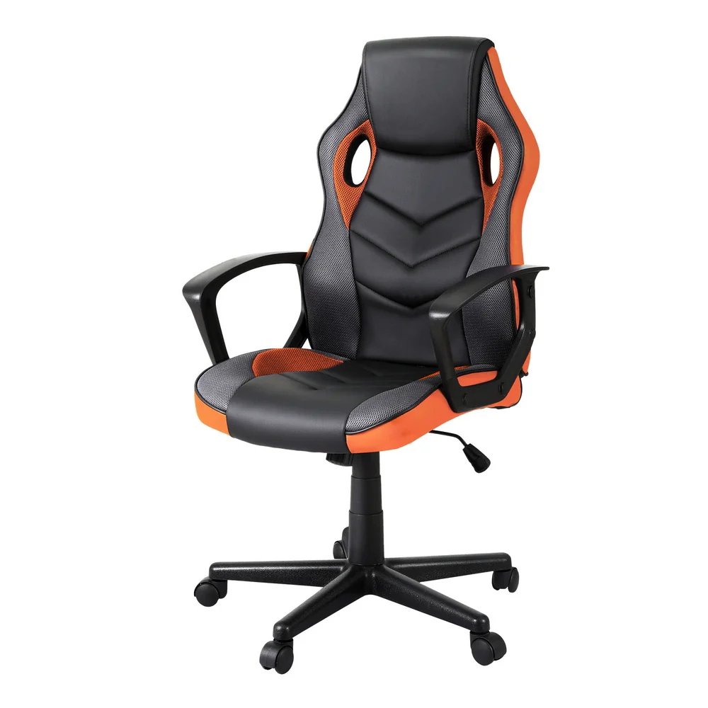 Artiss Gaming Office Chair Computer Executive Racing Chairs High Back Orange - Image 2