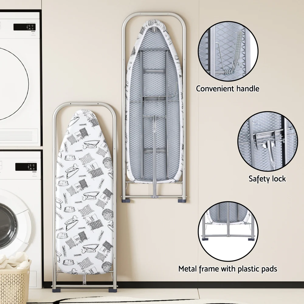 Artiss Ironing Board Wall Mounted Foldable White - Image 7