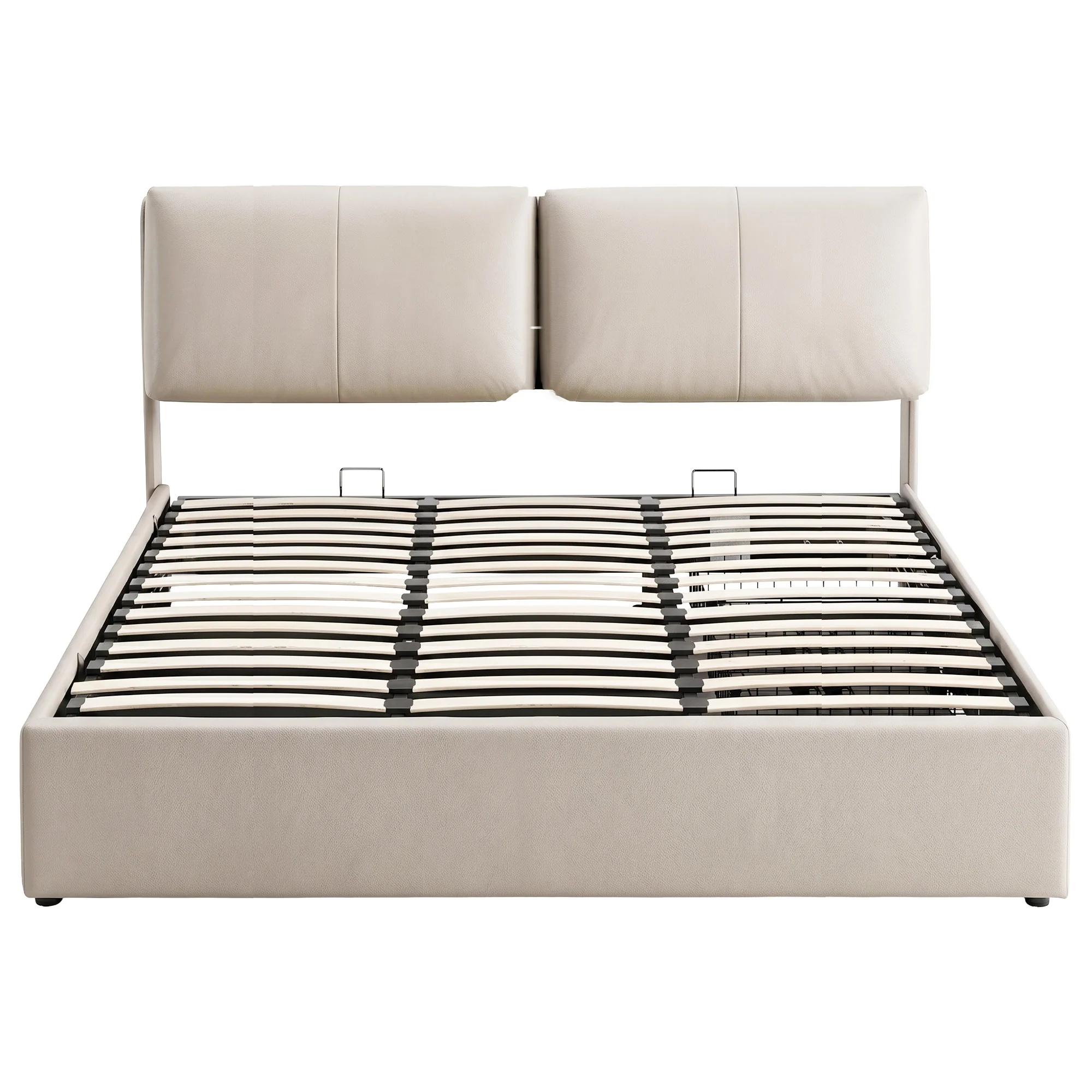 Artiss King Bed Frame Gas Lift Storage 3 Drawers Adjustable Headboard Platform Base - Image 4
