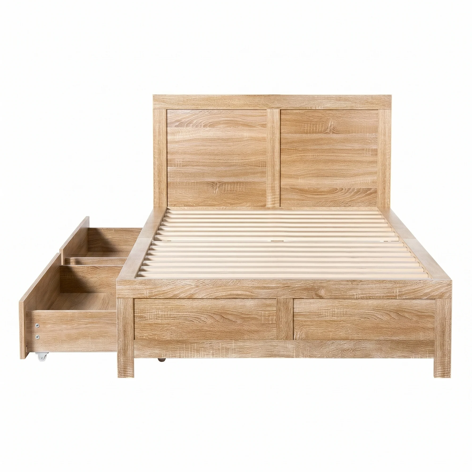Artiss King Single Size Bed Frame with 2 Drawers Bedroom Furniture - Image 4