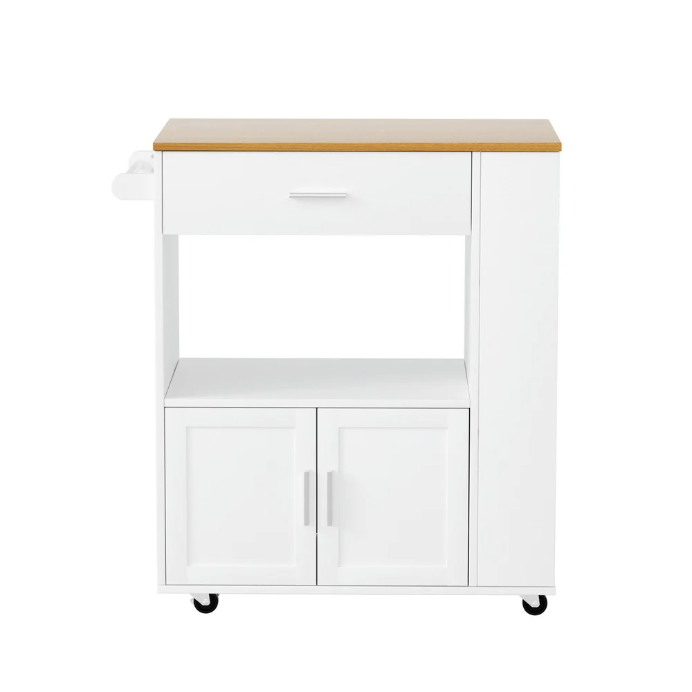 Artiss Kitchen Island Trolley Rolling Serving Cart - Image 5