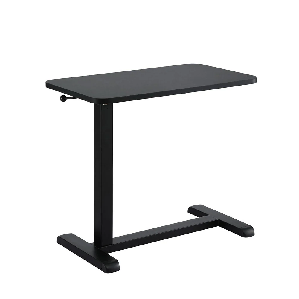 Artiss Laptop Desk Height Adjustable Mobile Workstation Computer Desks 70CM BLACK - Image 3