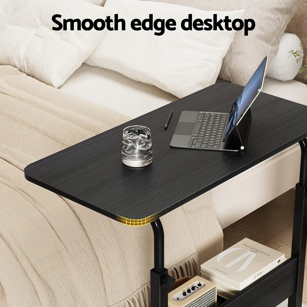 Artiss Laptop Desk Portable Sit Stand Desks Height Adjustable Workstation 80CM BLACK - Image 4