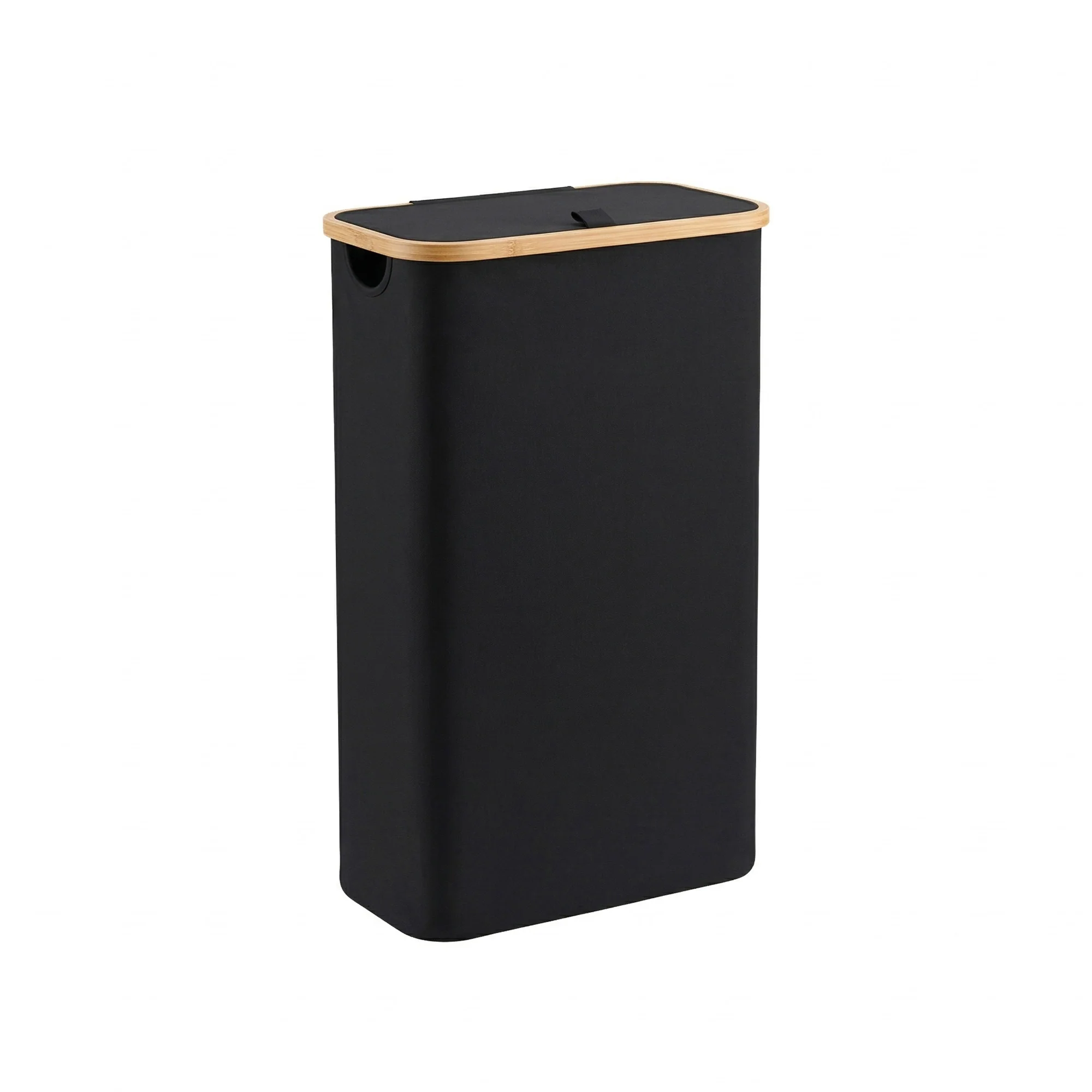 Artiss Laundry Basket with Removable Bag Foldable Black - Image 4