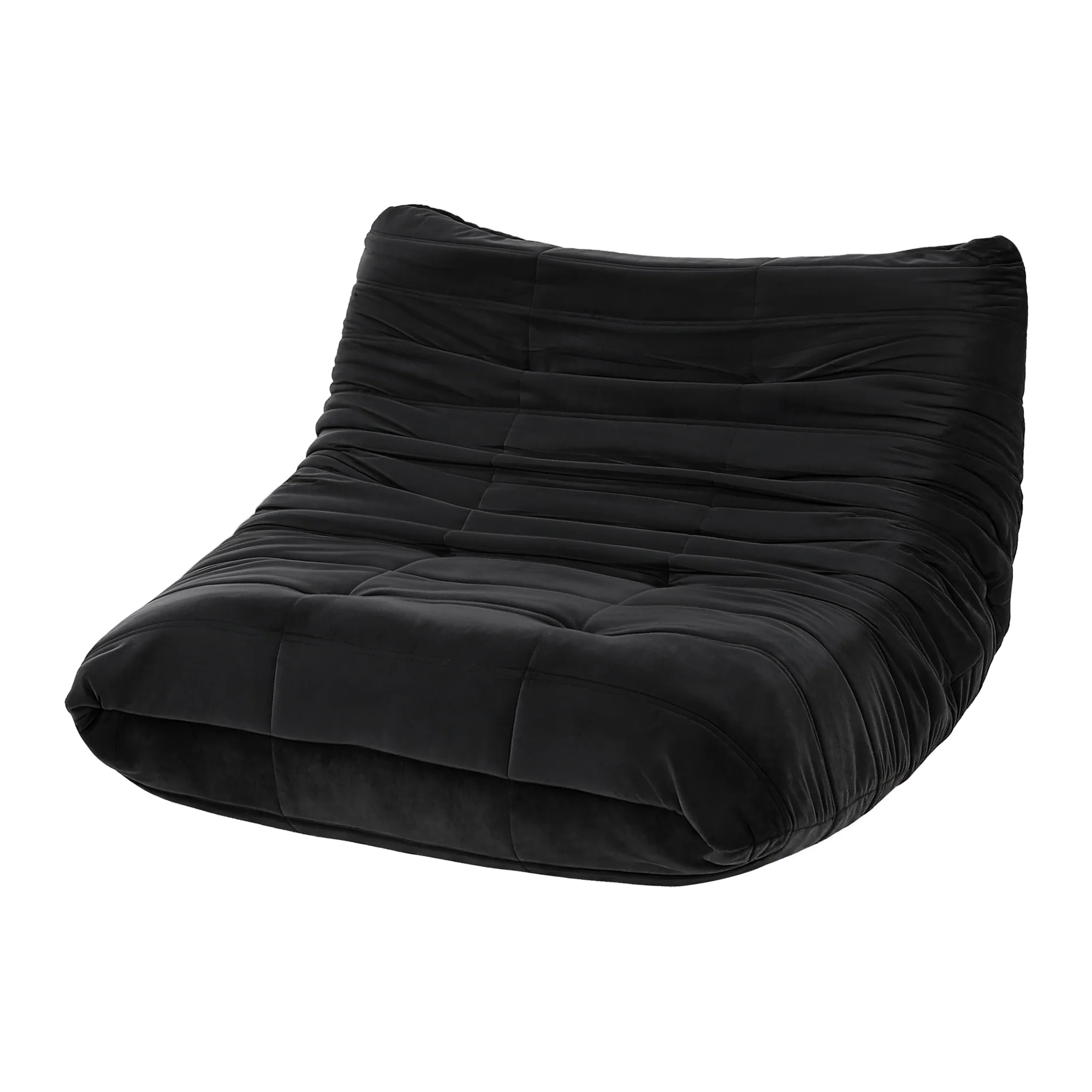 Artiss Lazy Sofa 2 Seaters Accent Caterpillar Chair Floor Couch Armless Lounge - Image 2