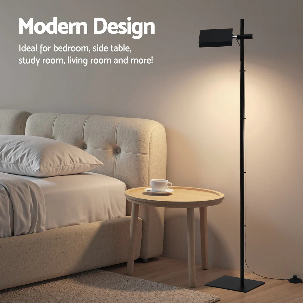 Artiss LED Floor Lamp, Modern Reading Lamp 360? Rotating Adjustable Light Head,12W Standing Lamp for Living Room, Bedroom Office - Image 6