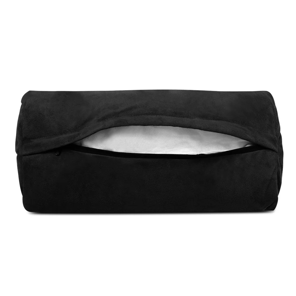 Artiss Lounge Sofa Bed 2-seater Charcoal Suede - Image 7