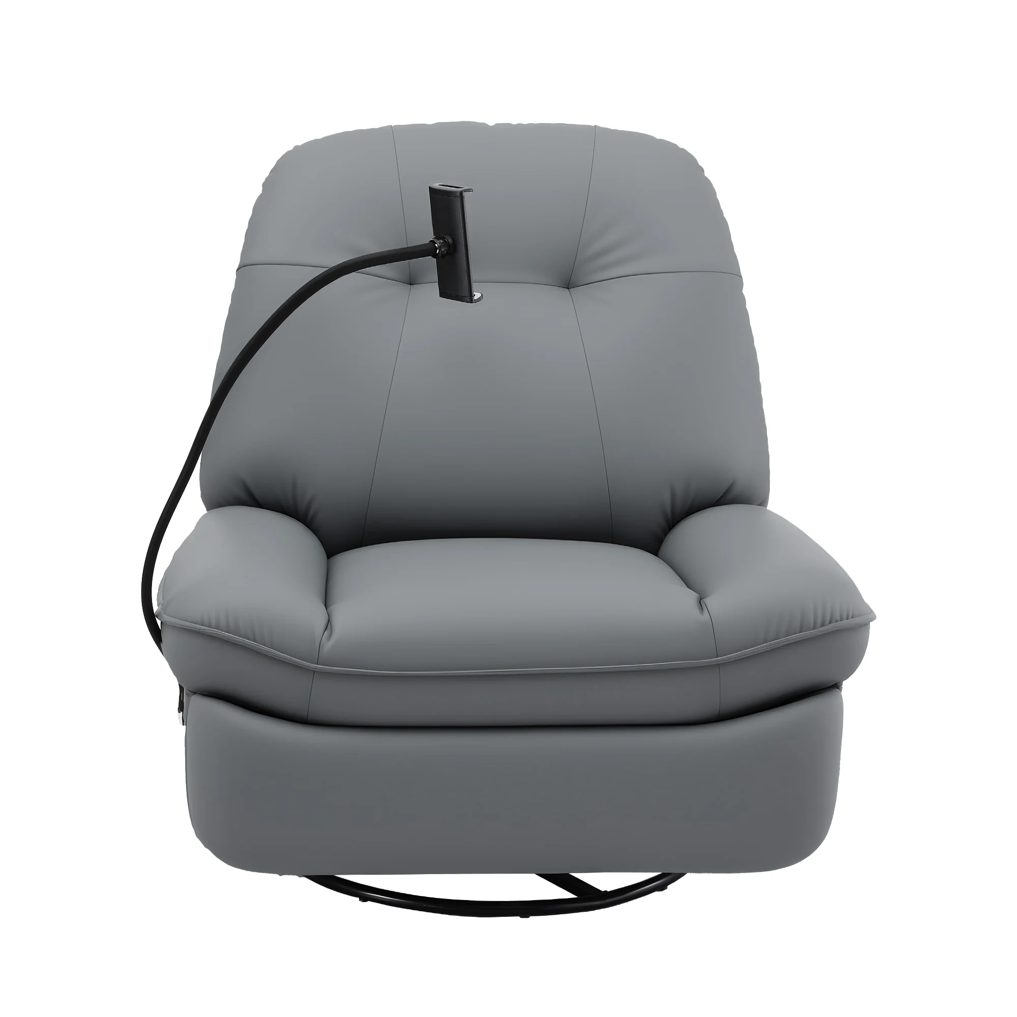 Artiss Manual Swivel Rocker Recliner with USB Ports Rocking Chair Nursery Sofa Lounge - Image 4