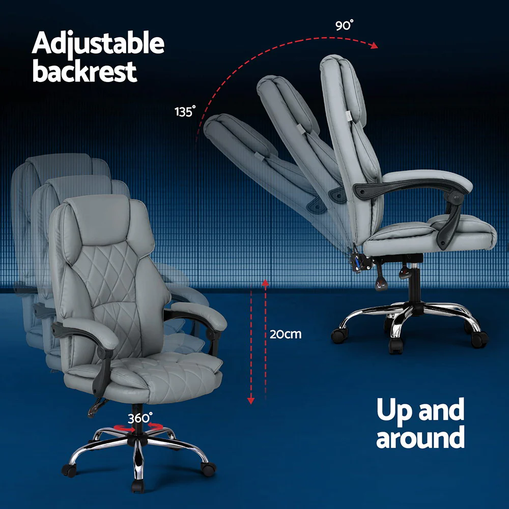 Artiss Massage Office Chair Computer Chairs High Back - Image 5